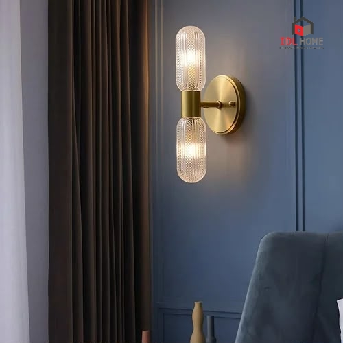 Luxe twin glow wall light