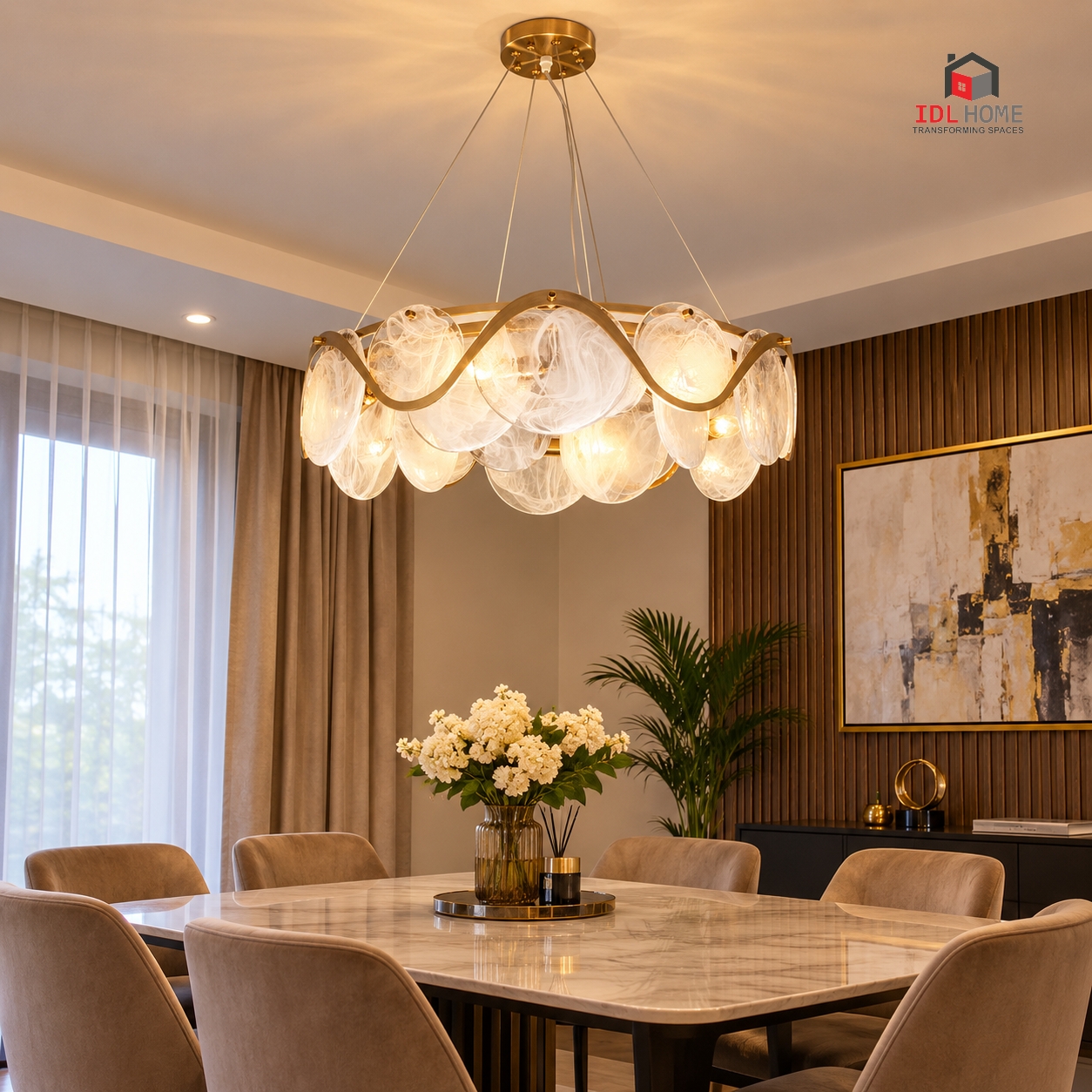 Galicia smart chandelier