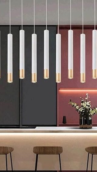 Nordic LED Tube Pendant