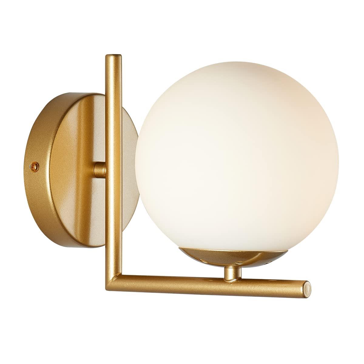 Mid Century Modern Gold wall Sconce