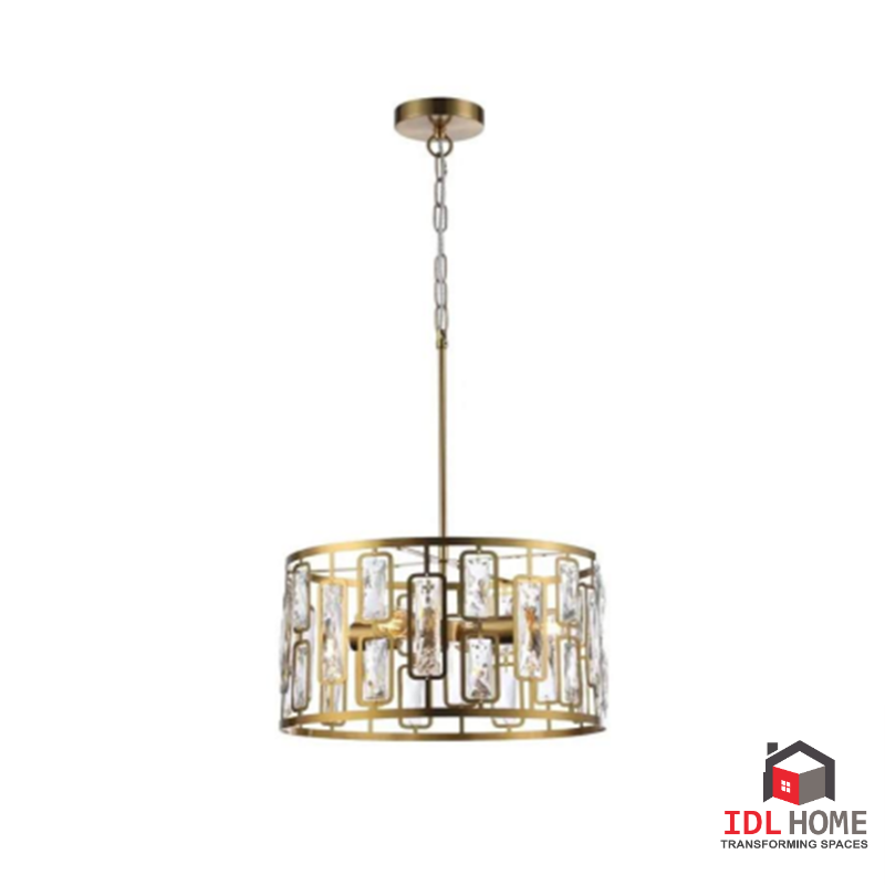 Retro Antique Round Chandelier