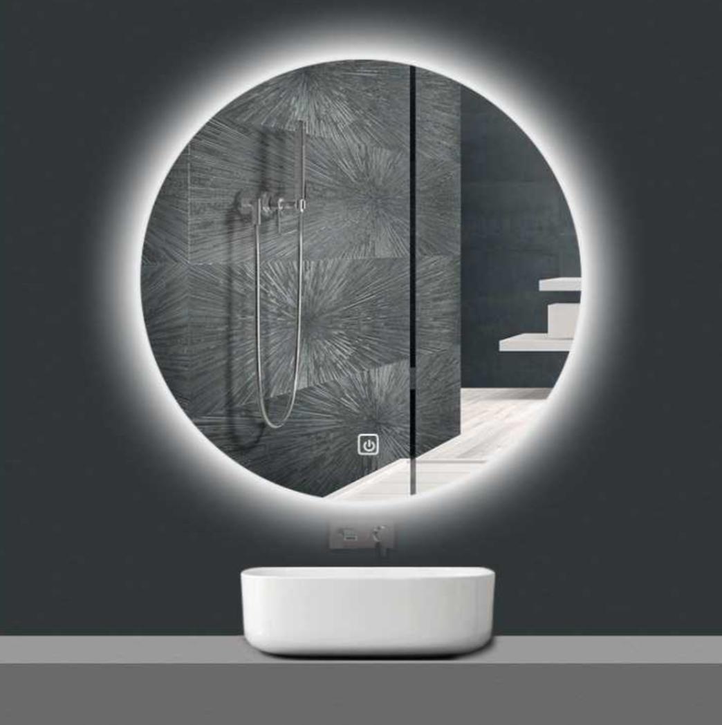 Frameless Wall-Mounted Vanity mirror